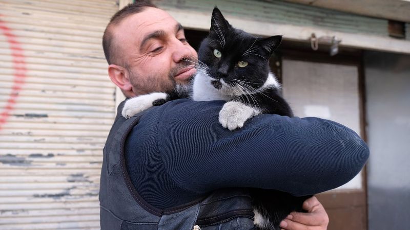 Konya'da sigarayı bırakıp, sokak hayvanlarını beslemeye başladı