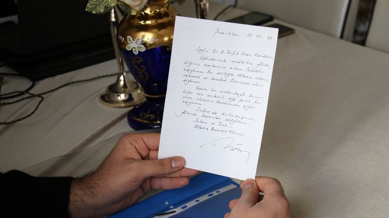 Erdoğan'ın gönderdiği mektup 22 yıl sonra Elazığ’da ortaya çıktı