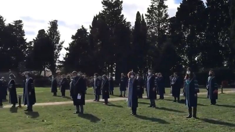 Boğaziçi Üniversitesi'nde akademisyenlerin eylemi