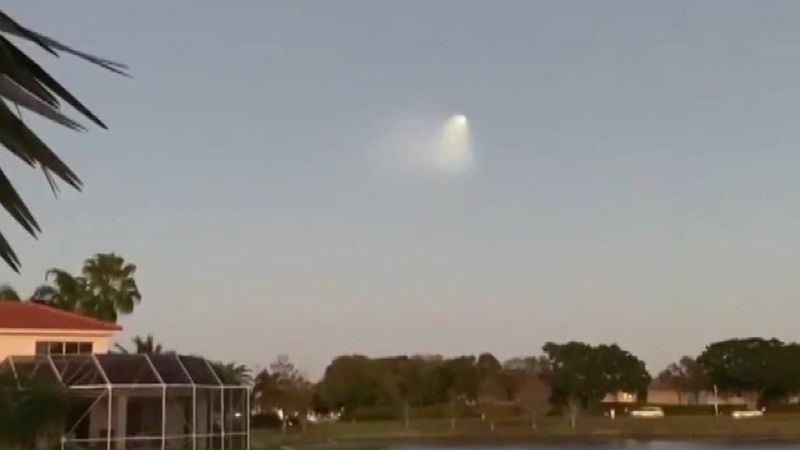 ABD'nin denediği füzeyi, UFO sandılar