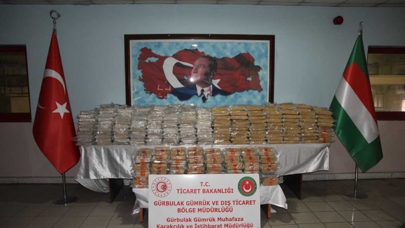 Gürbulak Sınır Kapısı'nda 808 kilo eroin ele geçirildi