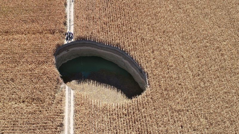 Konya'da obruk sayısı 600'e ulaştı