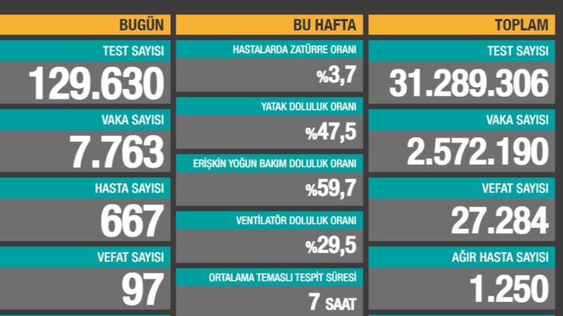 12 Şubat Türkiye'de koronavirüste son durum