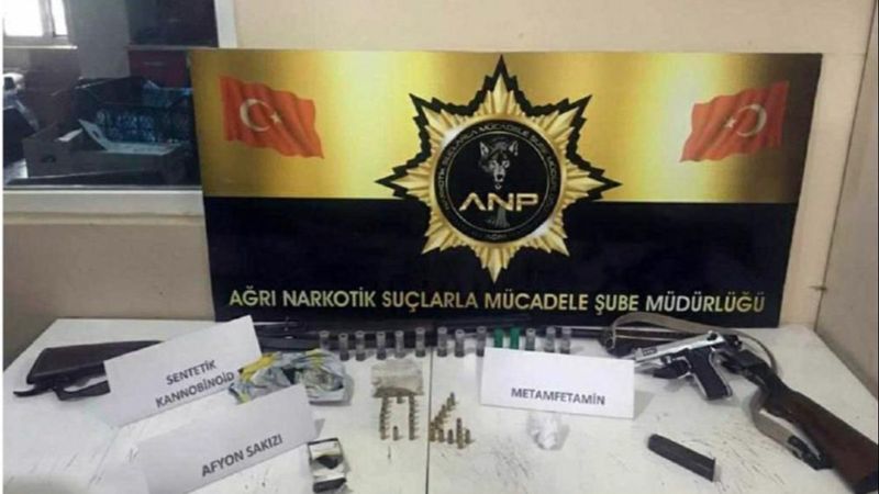 Ağrı'da yapılan uyuşturucu operasyonunda 7 kişi tutuklandı