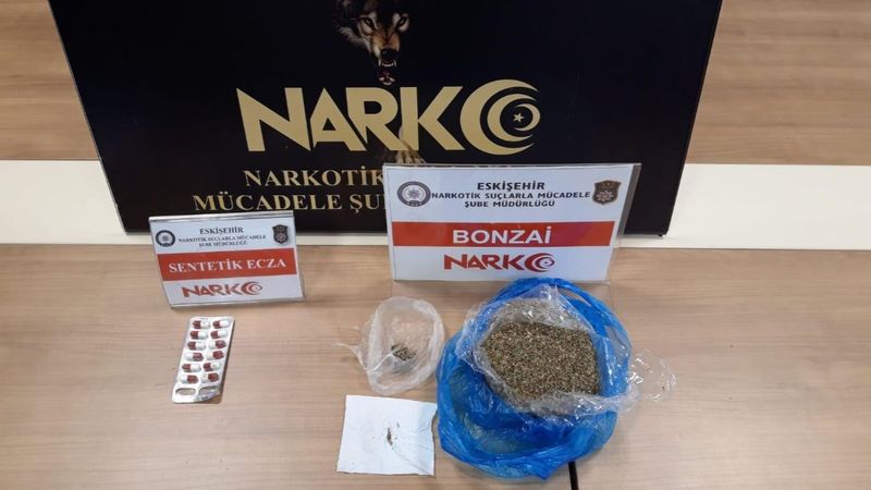 Eskişehir'de 1 şüpheli, uyuşturucu ticaretinden tutuklandı
