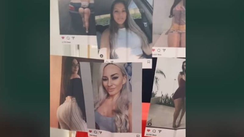 Eşine sosyal medyada beğendiği kadınların fotoğrafını hediye etti