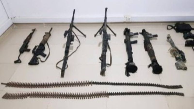 Gara'daki mağarada çok sayıda silah ve mühimmat bulundu