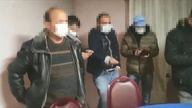 Kocaeli'de kumar oynanan adrese polis baskını
