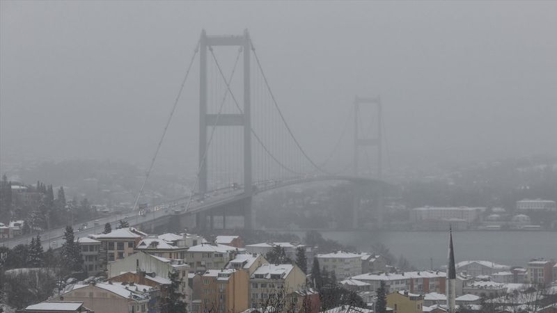 İstanbul'da kar yağışı etkisini artıracak