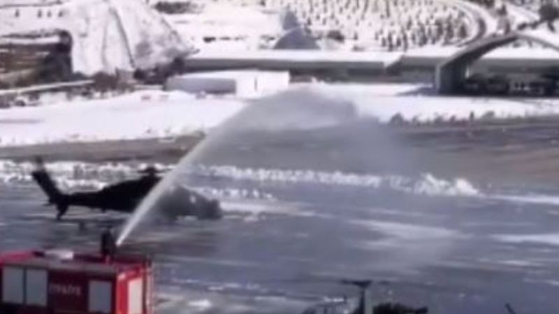 Emniyet'in envanterine katılan ATAK helikopteri için tören düzenlendi