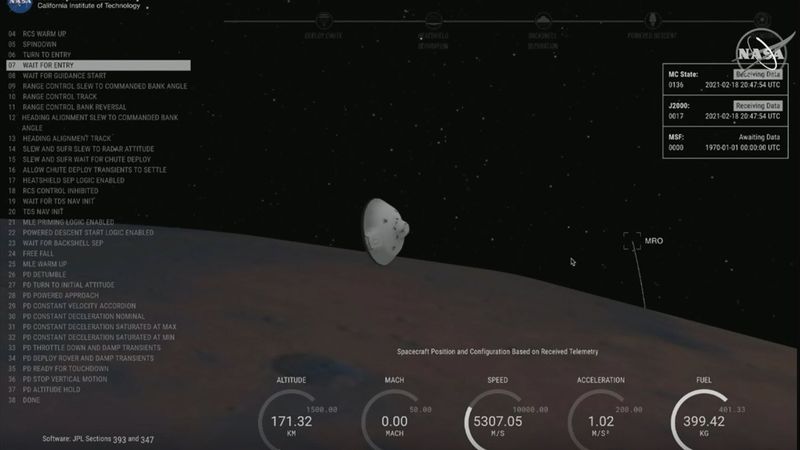 NASA kaşifi Mars'a indi