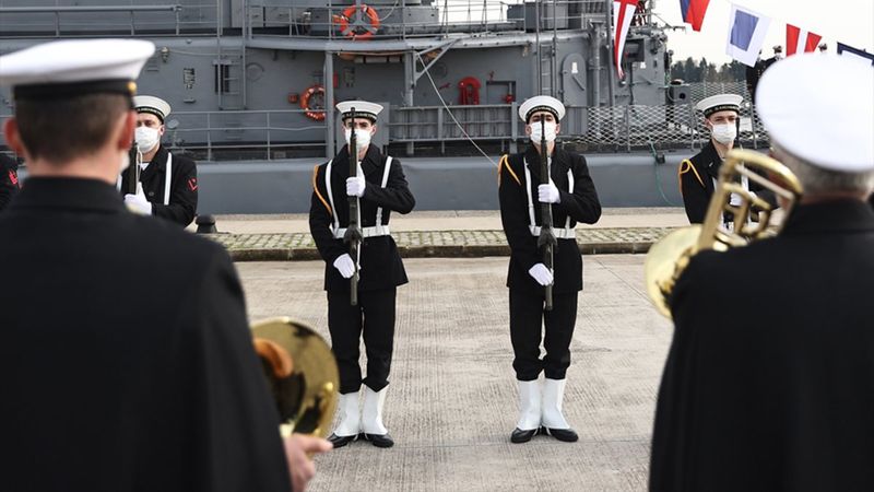 NATO Daimi Mayın Karşı Tedbirleri Deniz Görev Grubu-2'nin komutası Türkiye'ye geçti