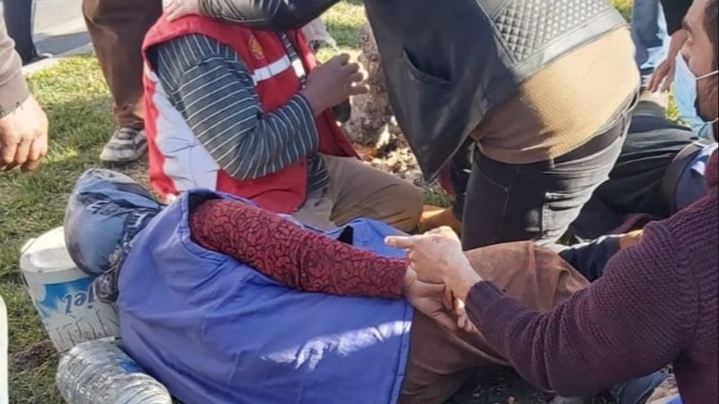 Gaziantep'te takla atan araçtaki 3 kişi yaralandı