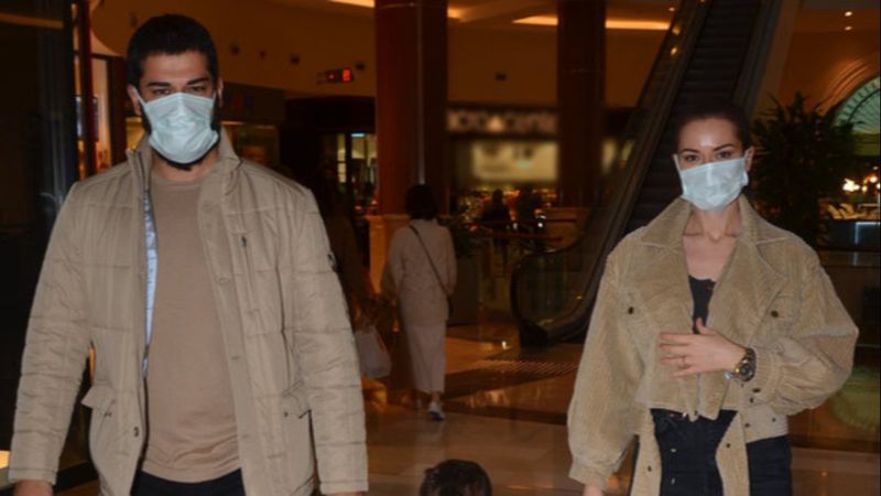 Burak Özçivit-Fahriye Evcen çifti alışverişte