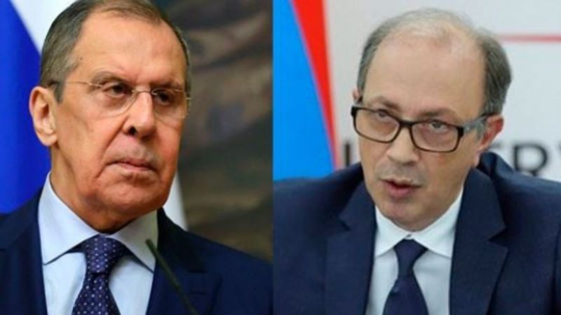 Ermenistan Dışişleri Bakanı Ara Ayvazyan, Sergey Lavrov ile görüştü
