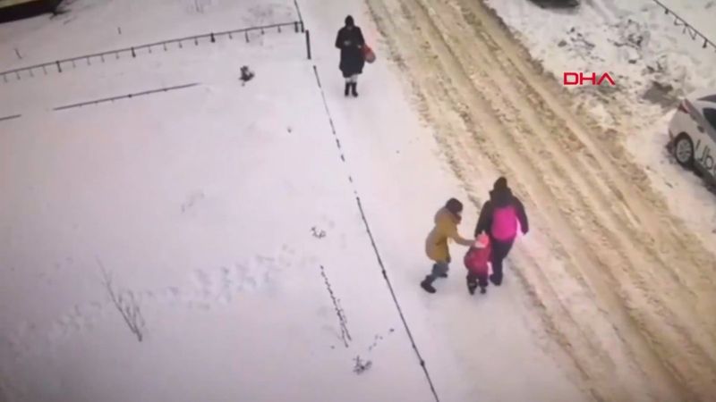 Rusya’da sokakta insanlara saldıran kadın gözaltına alındı