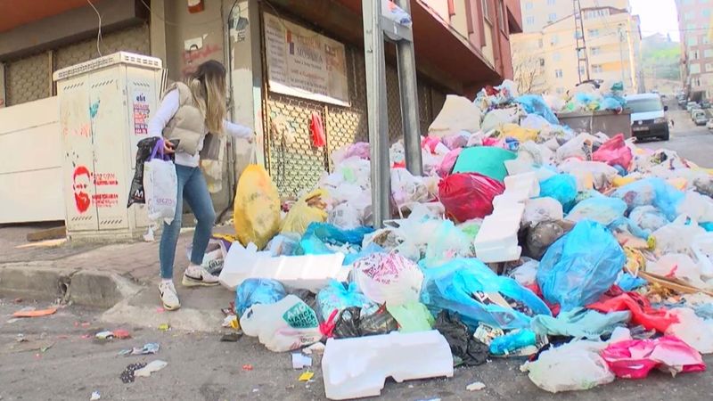 Maltepe'deki çöp rezilliği 6. gününde