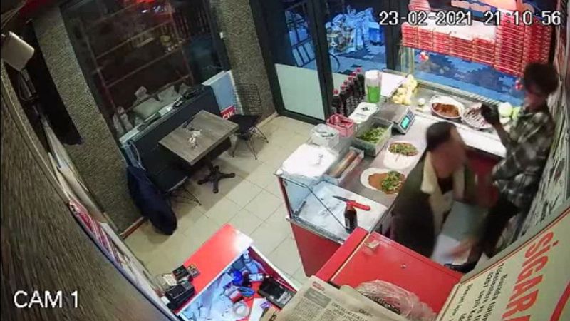 Afyonkarahisar'da çiğ köfteciyi darbeden saldırgan yeniden gözaltına alındı