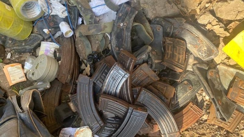 Irak'ın kuzeyinde, PKK’ya ait mühimmatlar ele geçirildi