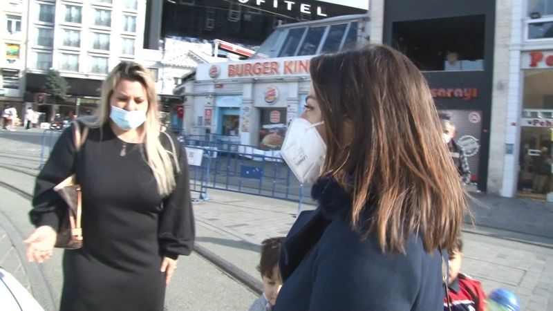 Taksim'de iki kadını takip ettiği öne sürülen kişiye sokağa çıkma cezası