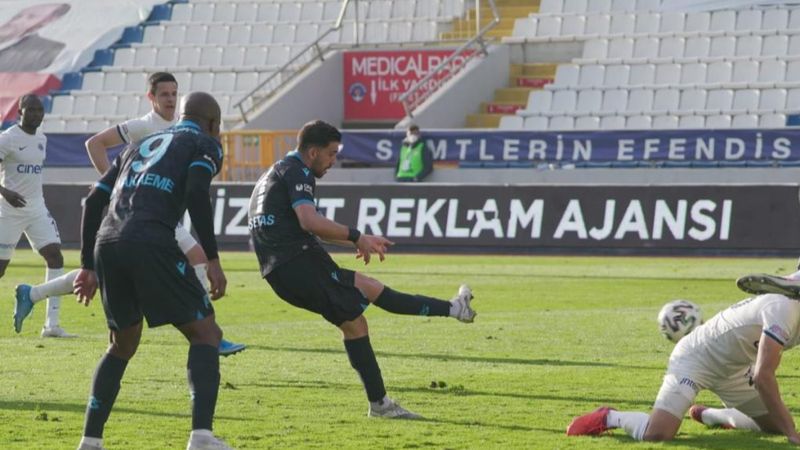 Trabzonspor, Kasımpaşa'yı Bakasetas'la yıktı