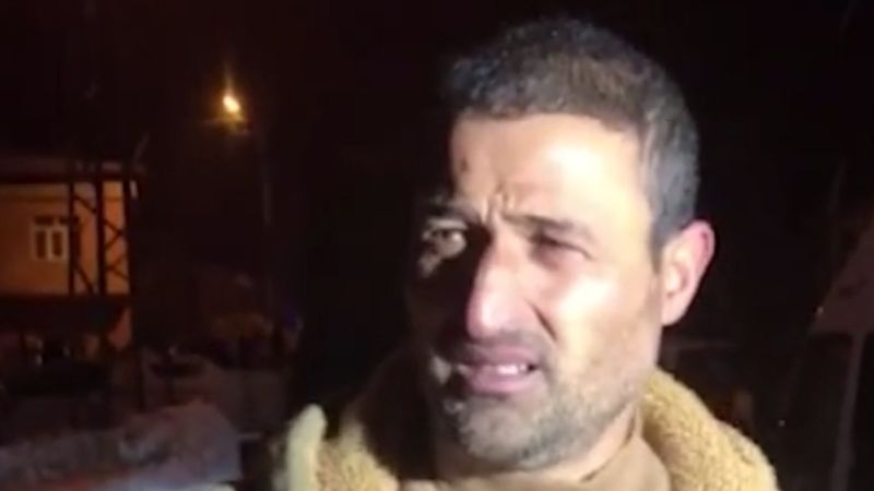 Bitlis'te kaza yerine ulaşan vatandaş o anları anlattı