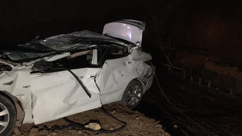 Bursa'da otomobil uçurumdan aşağı uçtu: 2 ölü