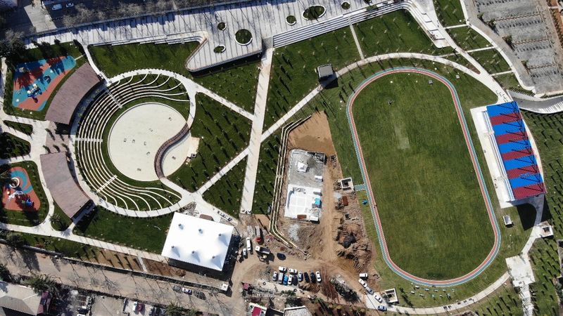 Türkiye’nin ilk spor temalı millet bahçesi