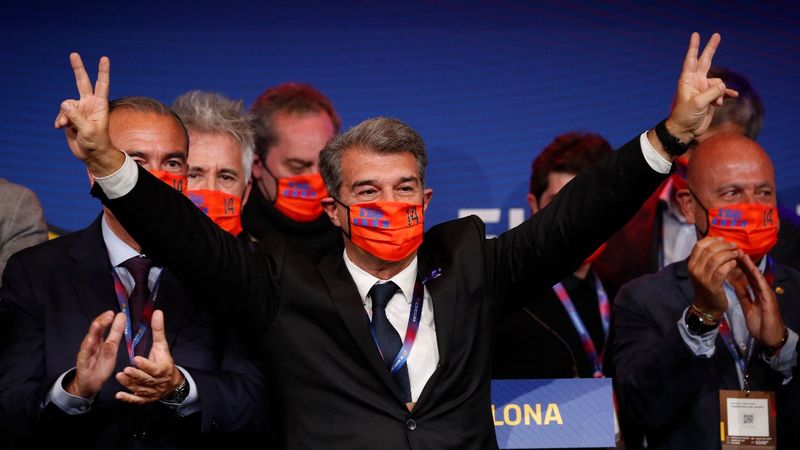 Barcelona'nın yeni başkanı Joan Laporta oldu