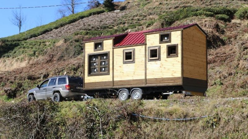 Rize'de üretilen karavan evlere ilgi arttı