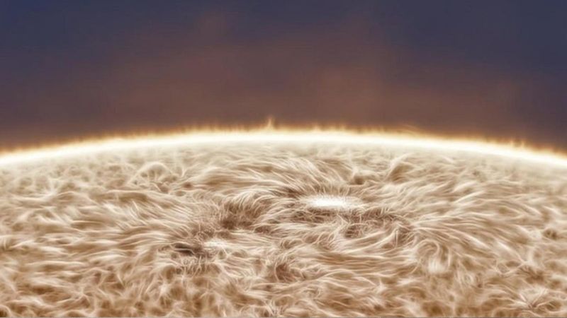 Amatör gözlemciden etkileyici Güneş fotoğrafı