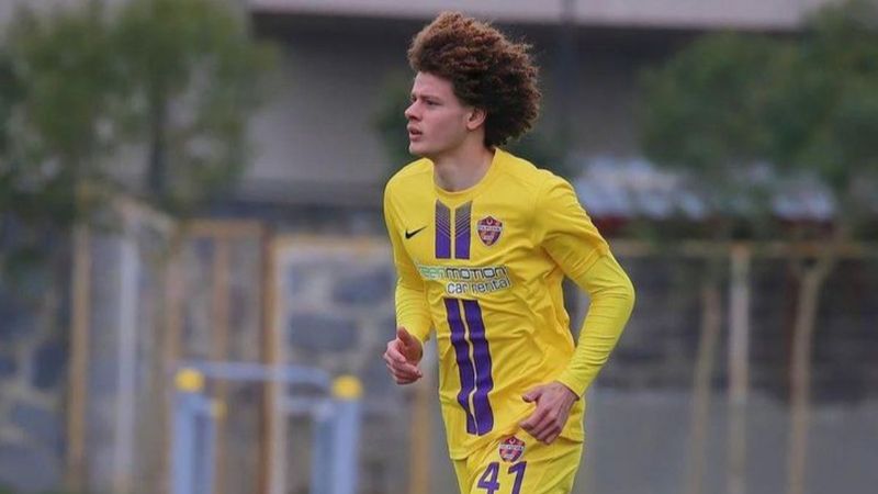 Erencan Yardımcı ilk kez sahaya çıktı