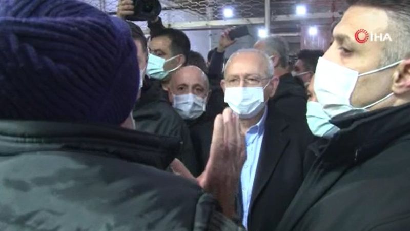 İzmir'de Kemal Kılıçdaroğlu'na bozuk yol tepkisi