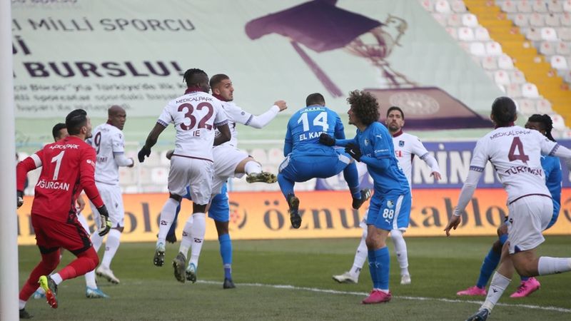 Trabzonspor, Erzurum deplasmanından 1 puanla döndü