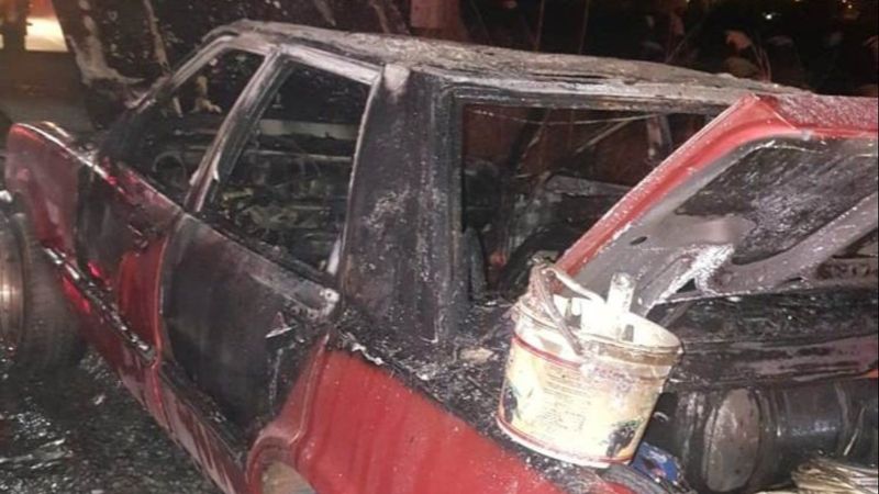 Aydın'da seyir halindeki araç alevlere teslim oldu