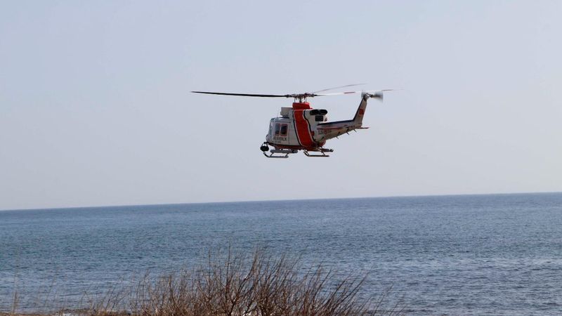 Gökçeada'da batan teknedeki komutanın cansız bedenine ulaşıldı