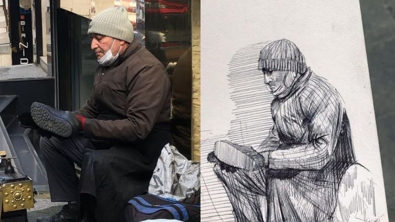 İstanbullu öğrenci hobi olarak başladığı çizimlerle binlerce kişiye ulaştı