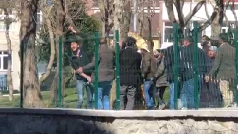 Beyoğlu'nda tartıştığı genci boğazından bıçaklayan Suriyeli yakalandı