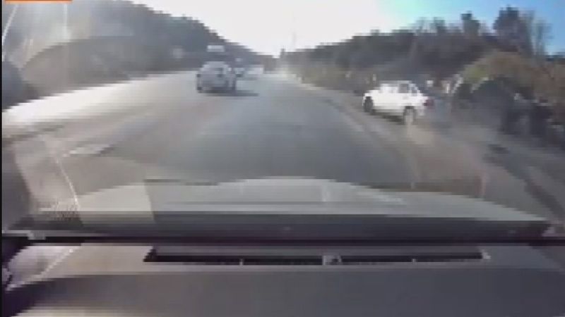 Kağıthane'de trafik magandası kamerada