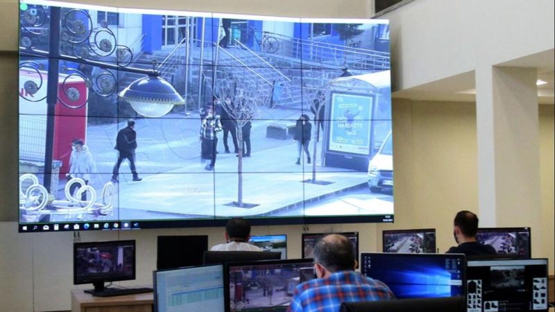 Van'da kameralı korona denetimi