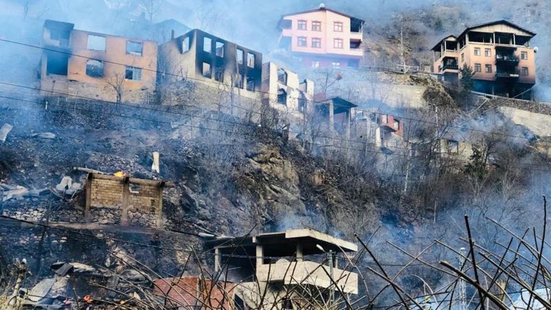 Artvin’deki yangın felaketinin boyutu
