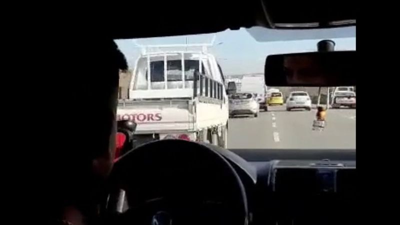 Çekmeköy'de makas atan maganda kamerada