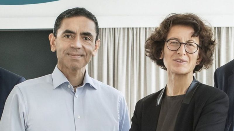 Özlem Türeci ve Uğur Şahin'e devlet nişanı verildi