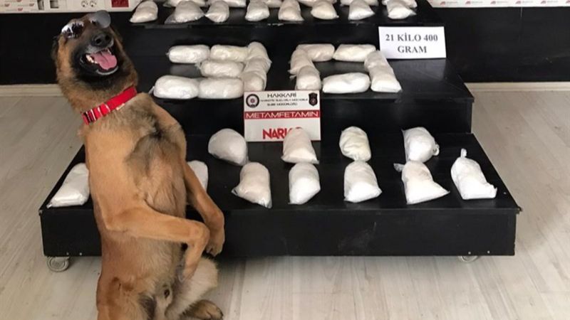 Hakkari’de aracın benzin deposundan metamfetamin çıktı