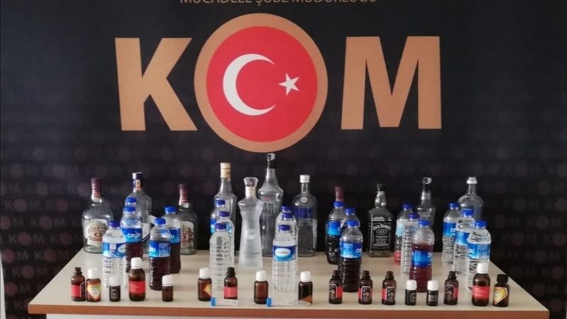 Burdur’da kaçakçılık operasyonu: 31 litre kaçak içki ele geçirildi