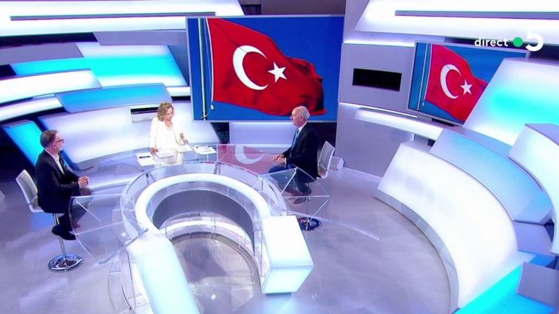 Fransız devlet televizyonunda Cumhurbaşkanı Erdoğan tartışması