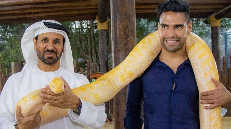 Radamel Falcao'dan çiftlik ziyareti