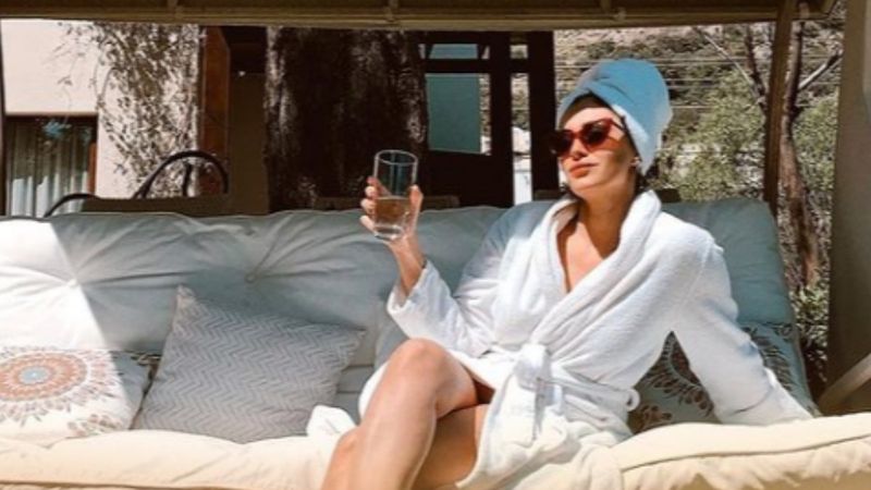 Hande Doğandemir detoks kampında