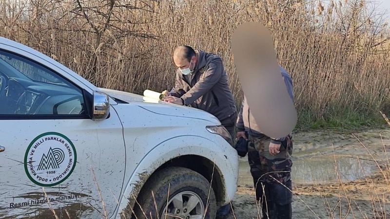 Edirne'de ördek avlayan kişiye 11 bin 471 lira ceza