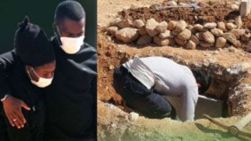 Aziz Tetteh, çocuğunu toprağa verdi